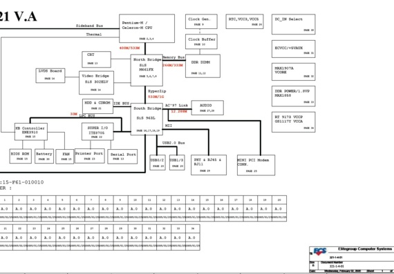 ECS 321-1-4-01 - rev A.0 - Motherboard Diagram